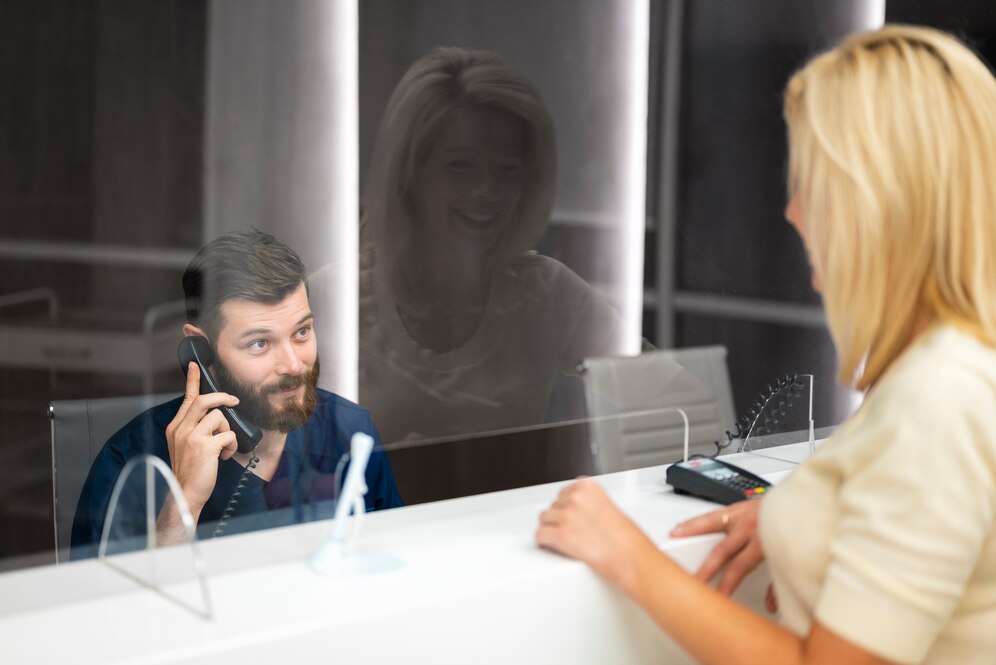 櫃枱窗口對講機系統